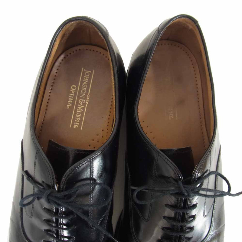 ジョンストンアンドマーフィー 22-2981 Leather Shoes レザー シューズ ストレートチップ ブラック系 9 1/2【中古】