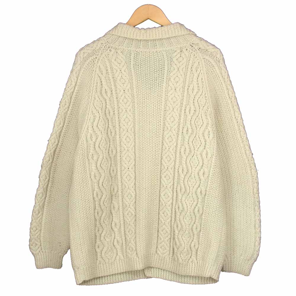 INVERALLAN インバーアラン 3A LUMBER CARGIGAN ランバーカーディガン オフホワイト系 サイズ表記無【中古】