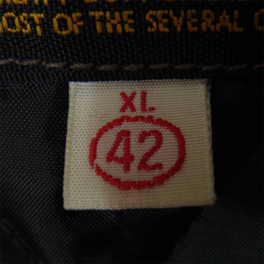 Pherrow's フェローズ GX72 ホースハイド レザージャケット ライダース モーターサイクルジャケット ブラウン系 42【中古】