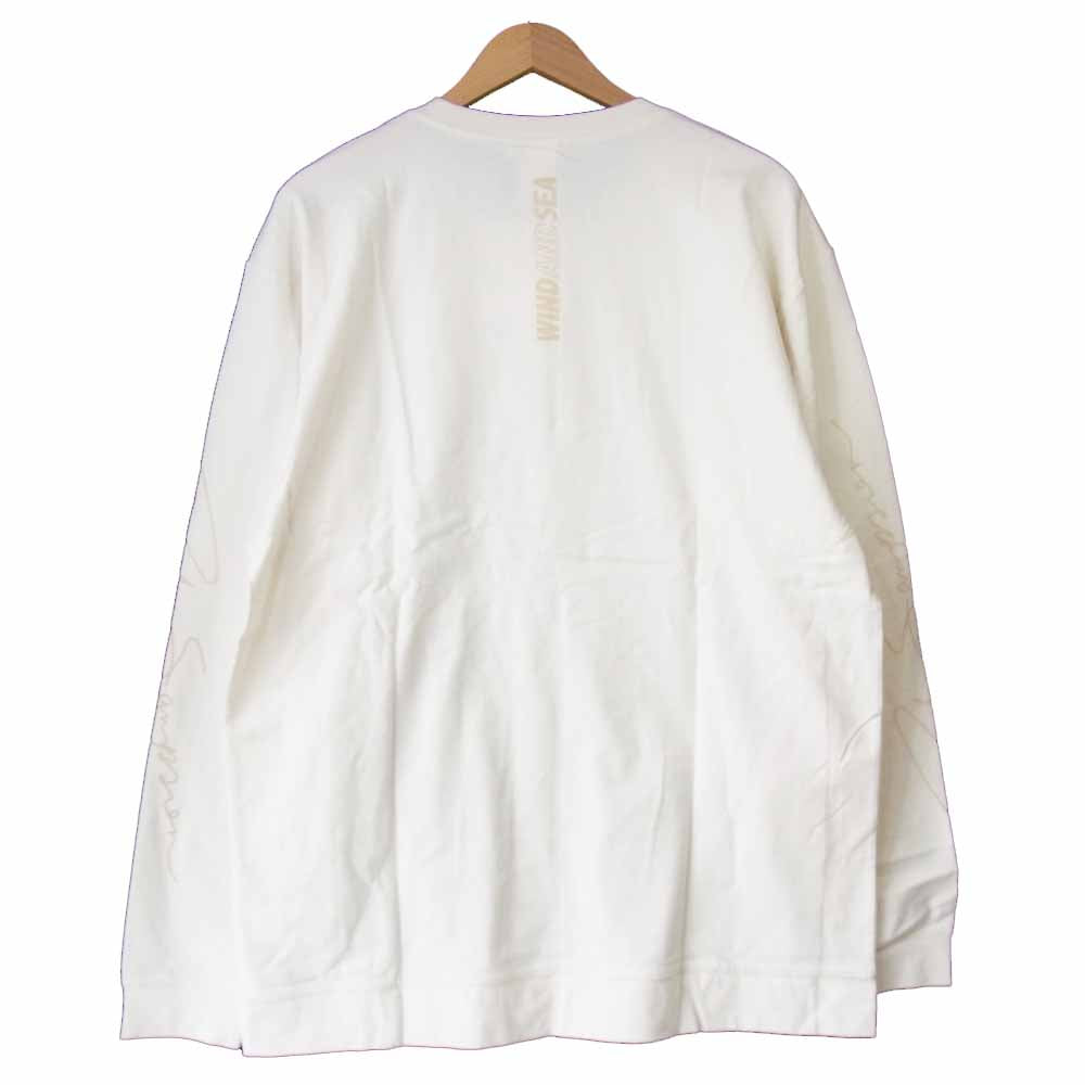 ウィンダンシー 20AW 530633-01 × プーマ PUMA RS X WAS BYE DYE LS TEE 長袖 Ｔシャツ オフホワイト系 XL【新古品】【未使用】【中古】