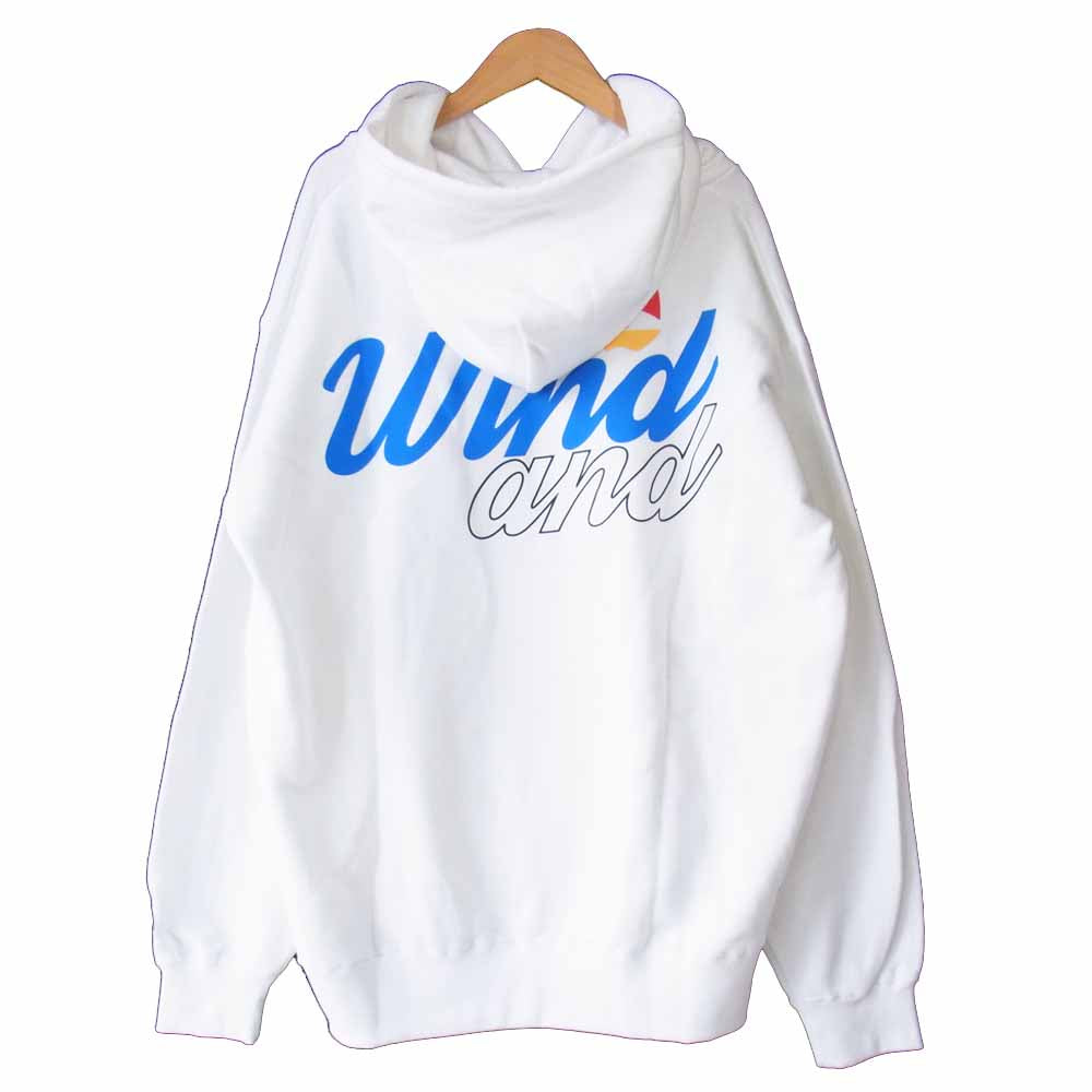 ウィンダンシー WDS-CS-234 sail-SEA-boat HOODIE スウェット パーカー ホワイト系 XL【新古品】【未使用】【中古】