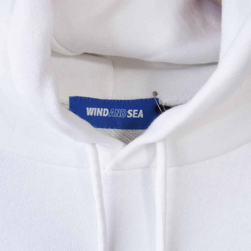 ウィンダンシー WDS-CS-234 sail-SEA-boat HOODIE スウェット パーカー ホワイト系 XL【新古品】【未使用】【中古】