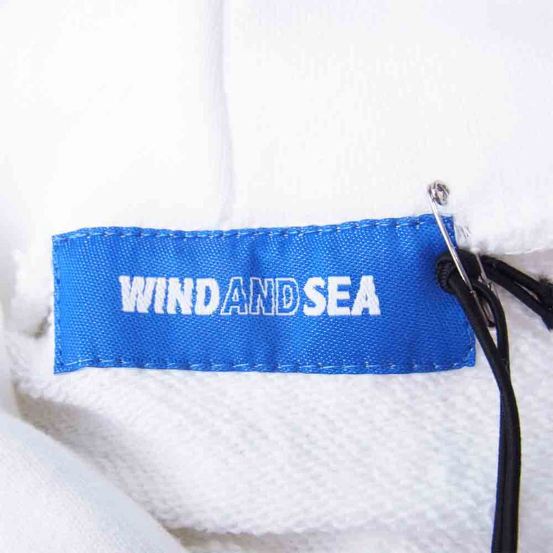 ウィンダンシー WDS-CS-234 sail-SEA-boat HOODIE スウェット パーカー ホワイト系 XL【新古品】【未使用】【中古】