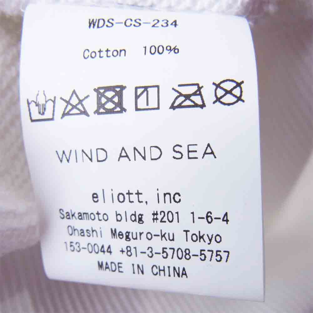 ウィンダンシー WDS-CS-234 sail-SEA-boat HOODIE スウェット パーカー ホワイト系 XL【新古品】【未使用】【中古】