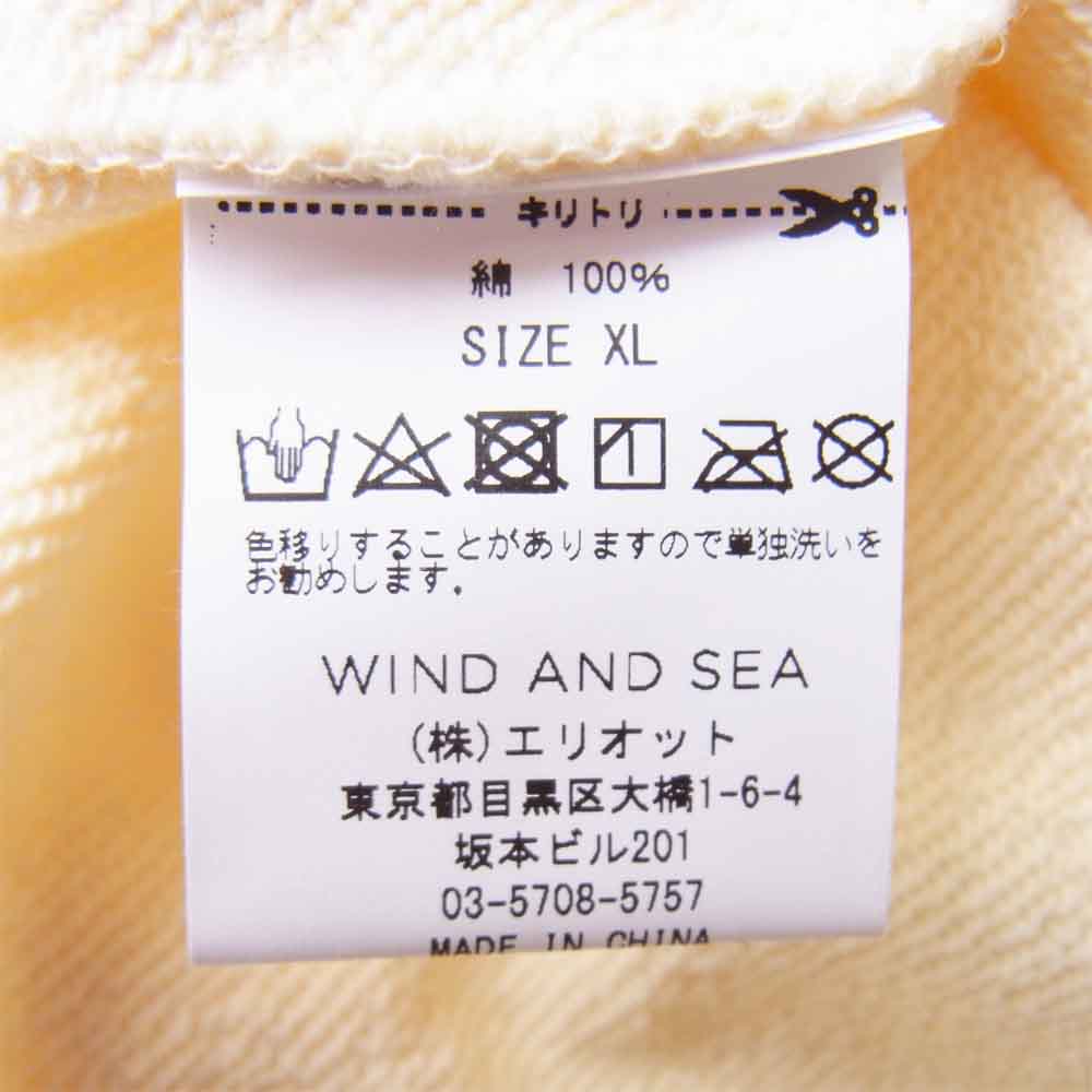 ウィンダンシー WDS-CSTF-06-01 × ケースティファイ CASETIFY Hoodie フーディー スウェットパーカー オフホワイト系 XL【新古品】【未使用】【中古】