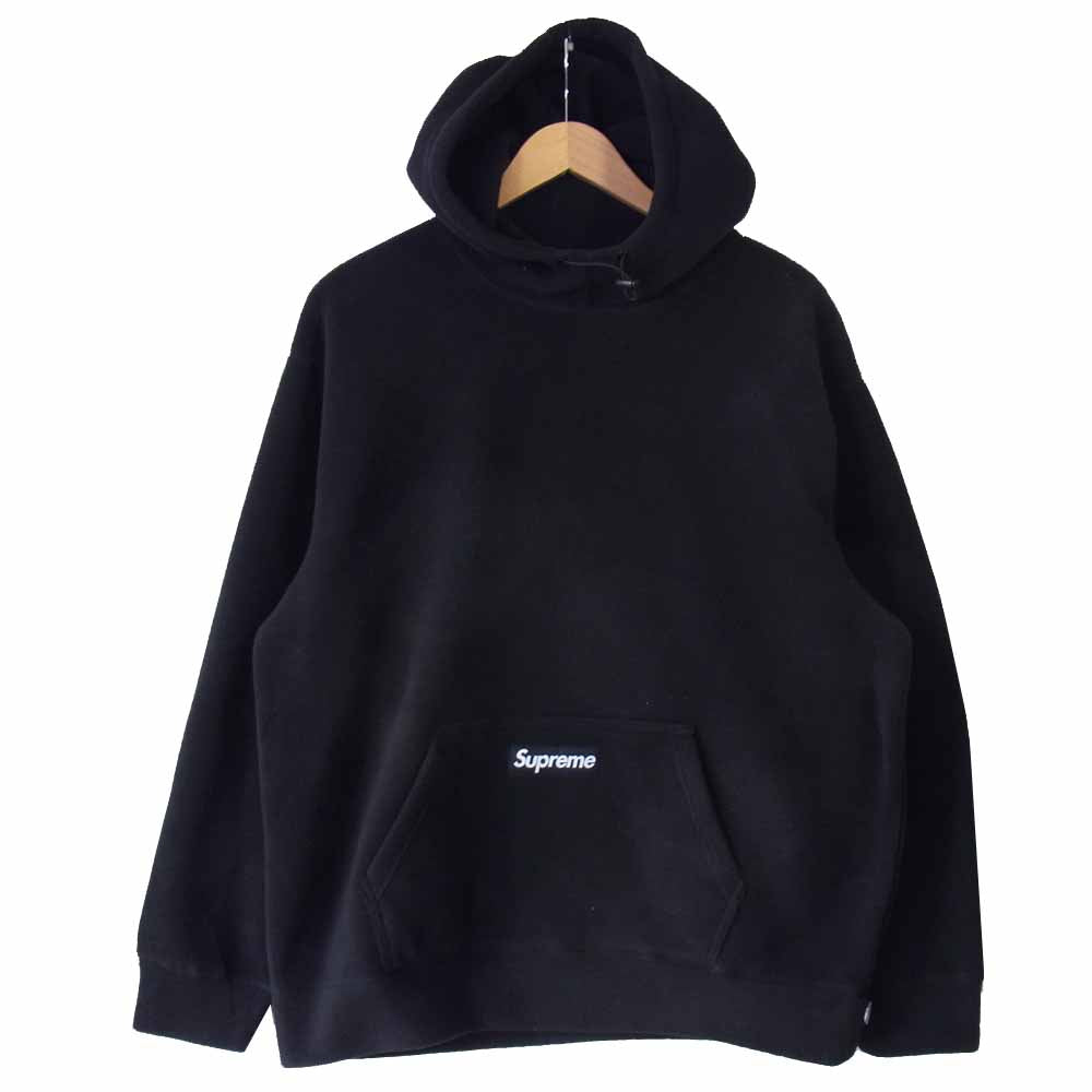 Supreme シュプリーム 20AW Polartec Hooded Sweatshirt ポーラテックフリース パーカー ブラック系 L【新古品】【未使用】【中古】