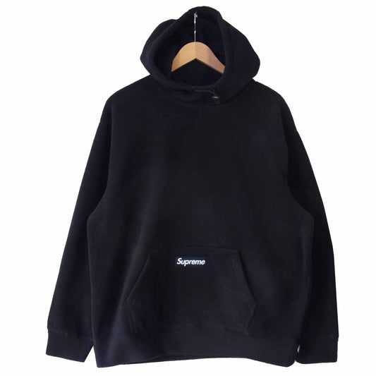 Supreme シュプリーム 20AW Polartec Hooded Sweatshirt ポーラテックフリース パーカー ブラック系 L【新古品】【未使用】【中古】