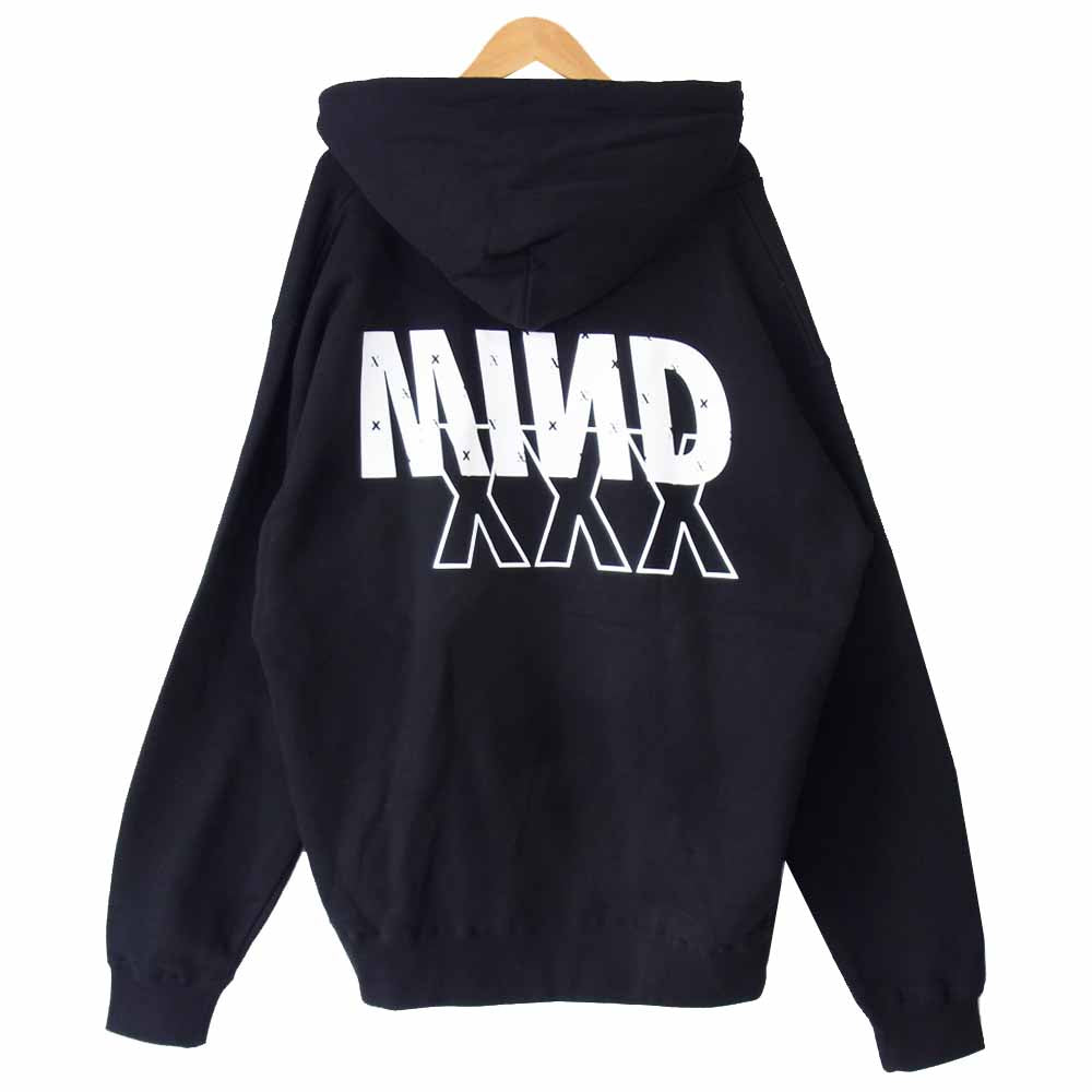 ゴッドセレクション 20SS GX-S20-WSHD-03 × ウィンダンシー WIND AND SEA monogram HOODIE スウェットパーカー ブラック系 XL【新古品】【未使用】【中古】