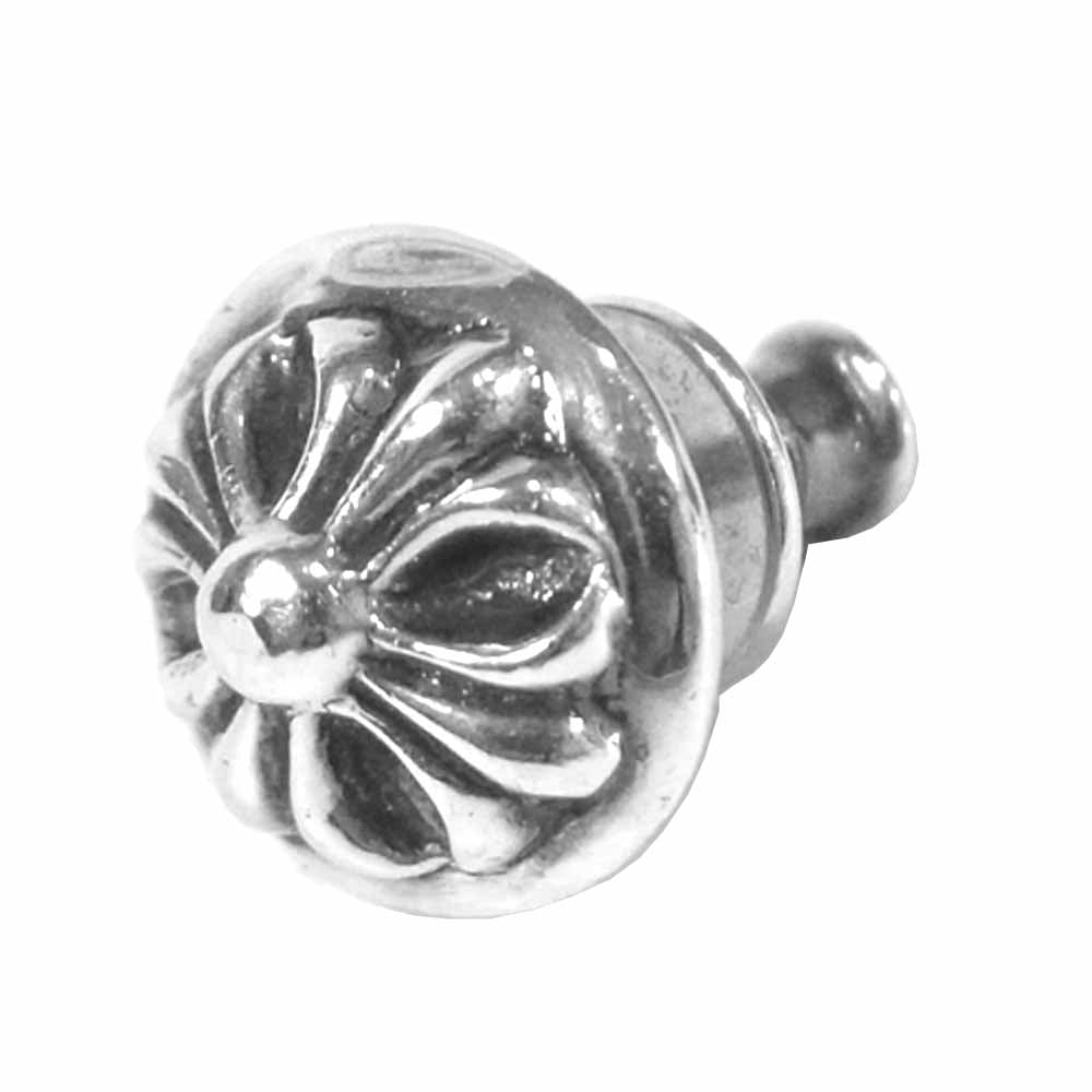 CHROME HEARTS クロムハーツ（原本無） STUD CRSBLL クロスボール スタッド ピアス シルバー925 シルバー系【中古】