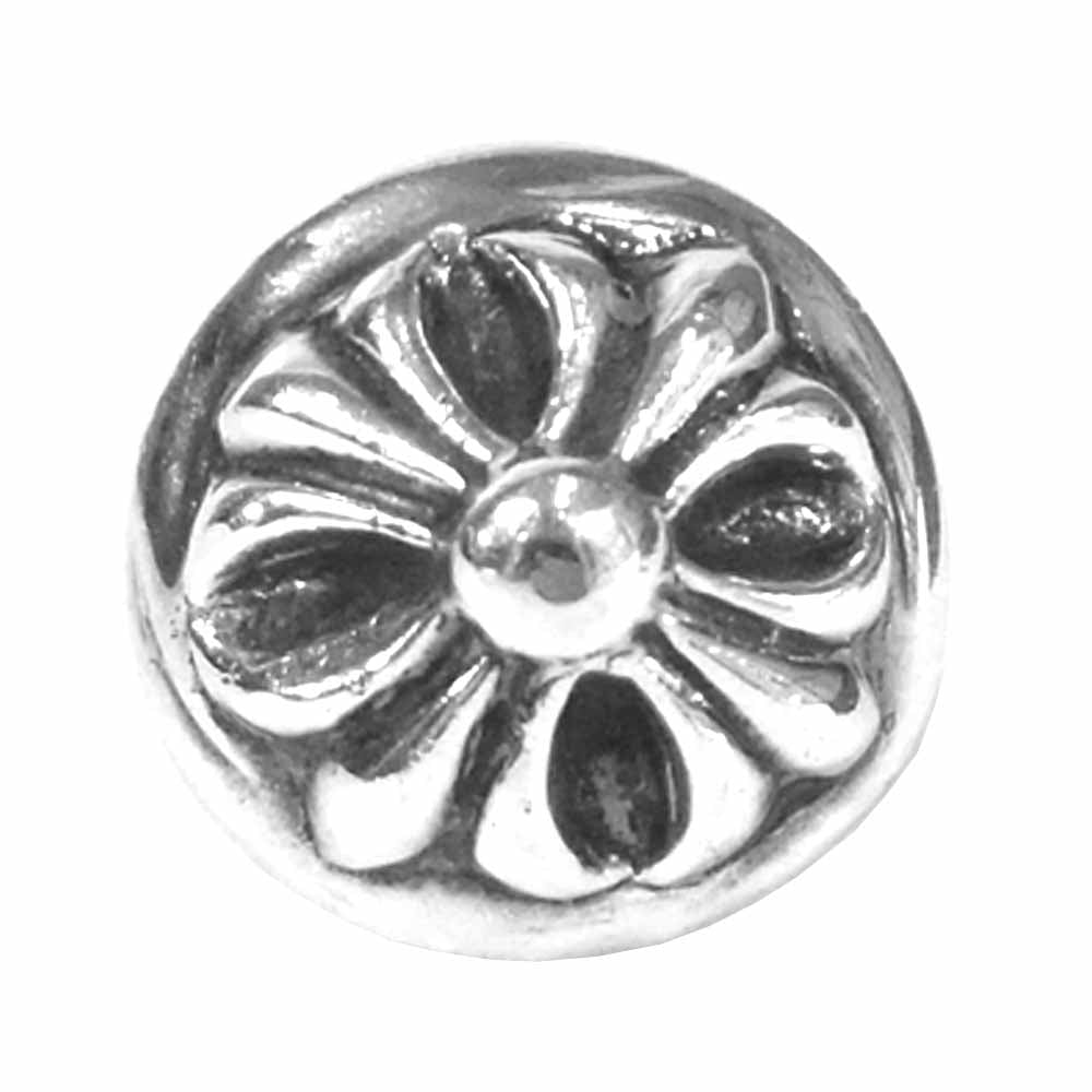CHROME HEARTS クロムハーツ（原本無） STUD CRSBLL クロスボール スタッド ピアス シルバー925 シルバー系【中古】