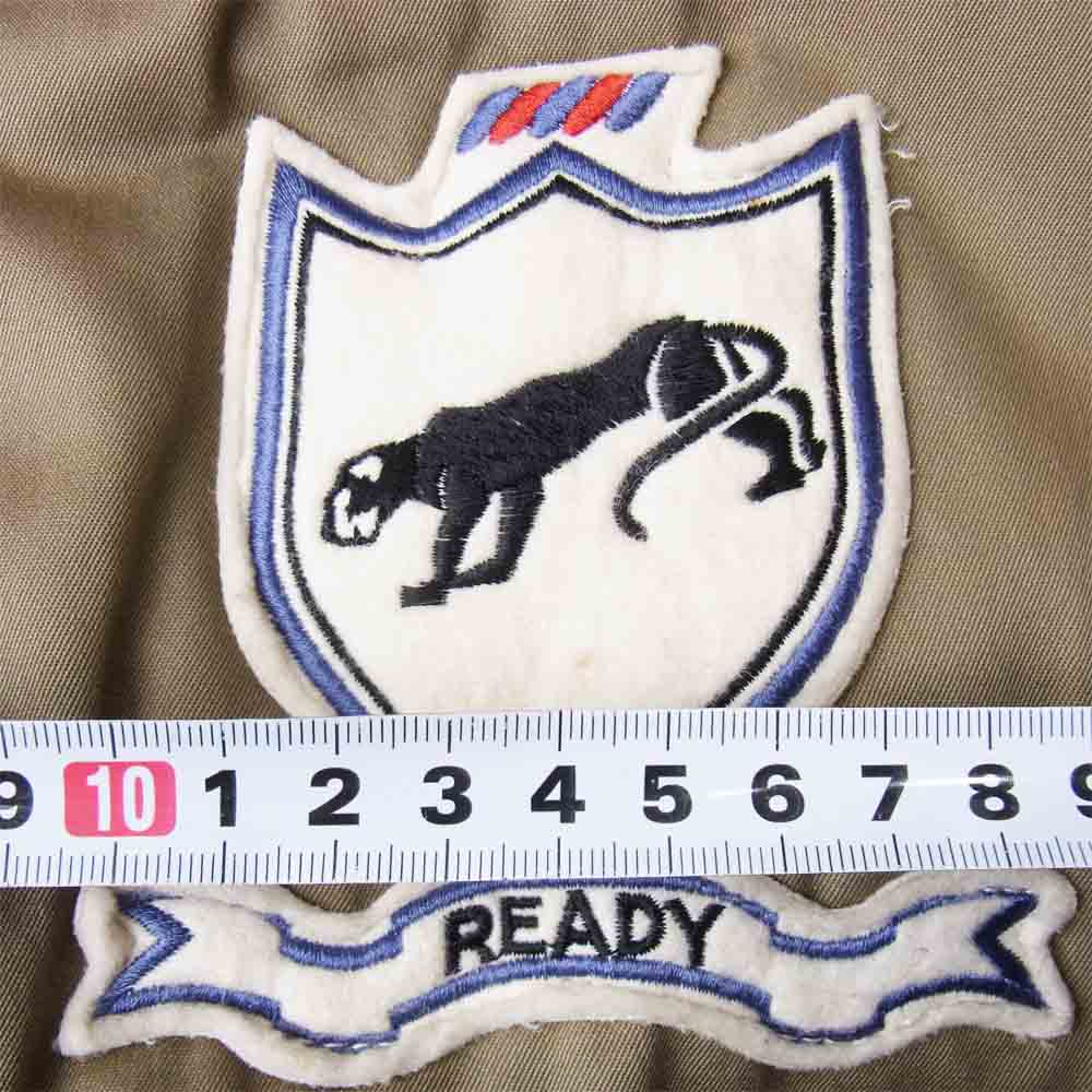 The REAL McCOY'S ザリアルマッコイズ MJ6115 B-10 カスタム ラフウェア社 実名復刻 フライトジャケット ベージュ系 40【中古】
