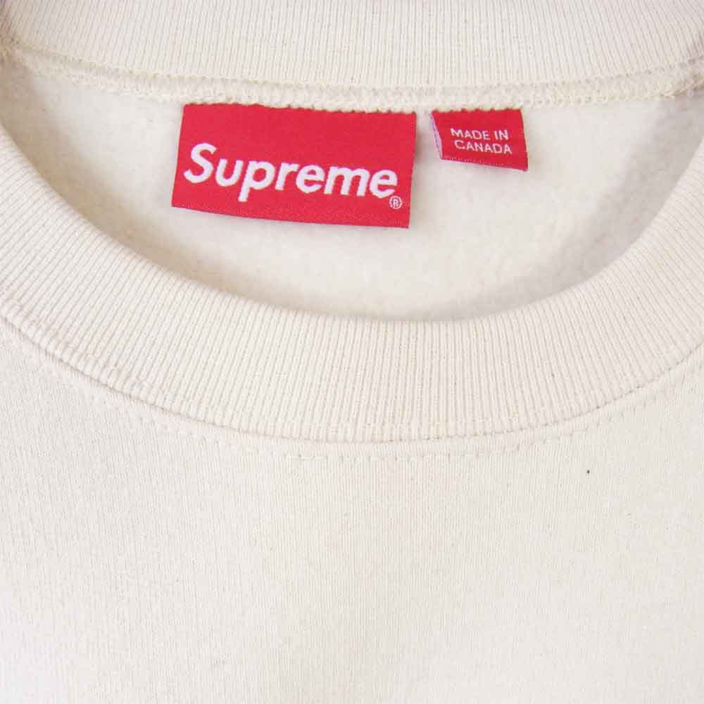 Supreme シュプリーム 20AW Small Box Crewneck スモール ボックスロゴ スウェット ホワイト系 M【極上美品】【中古】