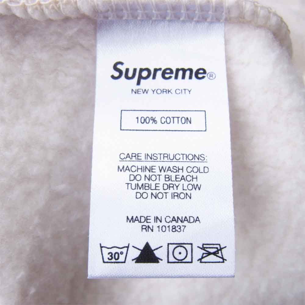Supreme シュプリーム 20AW Small Box Crewneck スモール ボックスロゴ スウェット ホワイト系 M【極上美品】【中古】