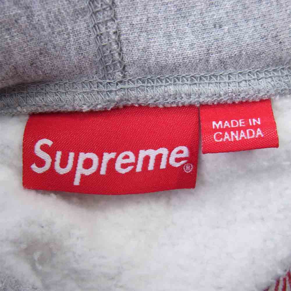 Supreme シュプリーム 20AW S Logo Hooded Sweatshirt S ロゴ プルオーバー パーカー グレー系 M【極上美品】【中古】