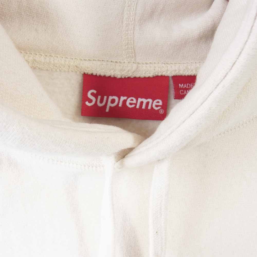 Supreme シュプリーム 20AW Cross Box Logo Hooded Sweatshirt クロス ボックスロゴ パーカー ホワイト系 M【極上美品】【中古】