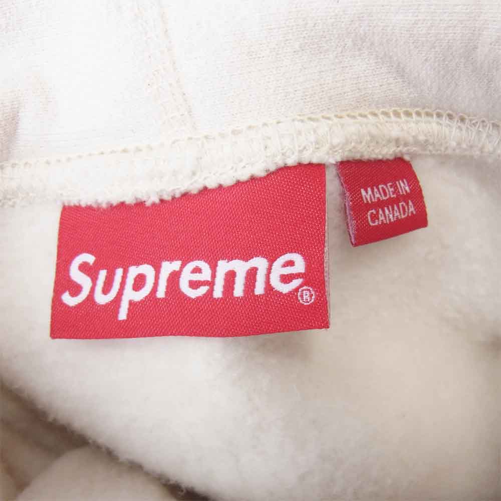 Supreme シュプリーム 20AW Cross Box Logo Hooded Sweatshirt クロス ボックスロゴ パーカー ホワイト系 M【極上美品】【中古】