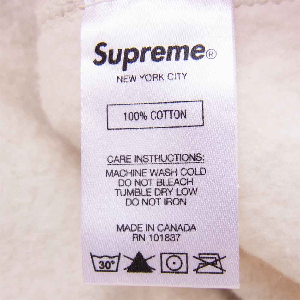 Supreme シュプリーム 20AW Cross Box Logo Hooded Sweatshirt クロス ボックスロゴ パーカー ホワイト系 M【極上美品】【中古】