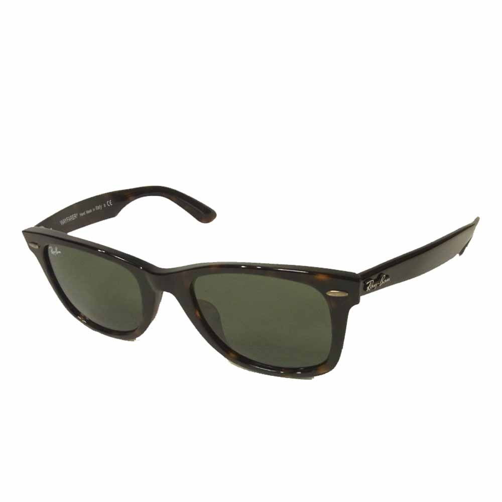 Ray-Ban レイバン RB2140-F ORIGINAL WAYFARER CLASSIC オリジナル ウェイファーラー クラシック サングラス ブラウン系 52□22【美品】【中古】