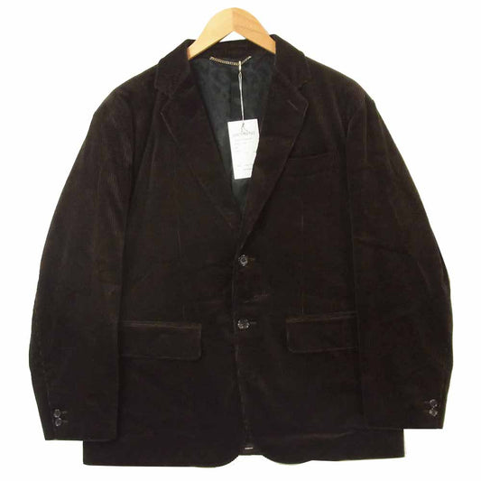 WACKO MARIA ワコマリア 20FW 20FW-WMO-JK03 20FW-WMP-TR15 UNCONSTRUCTED JACKET&PLEATED TROUSERS コーデュロイ セットアップ ブラウン系 S【新古品】【未使用】【中古】