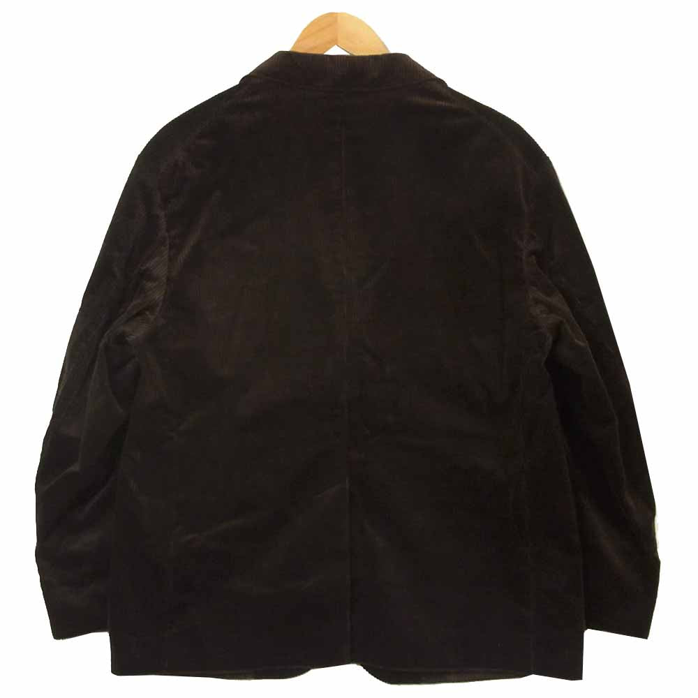 WACKO MARIA ワコマリア 20FW 20FW-WMO-JK03 20FW-WMP-TR15 UNCONSTRUCTED JACKET&PLEATED TROUSERS コーデュロイ セットアップ ブラウン系 S【新古品】【未使用】【中古】