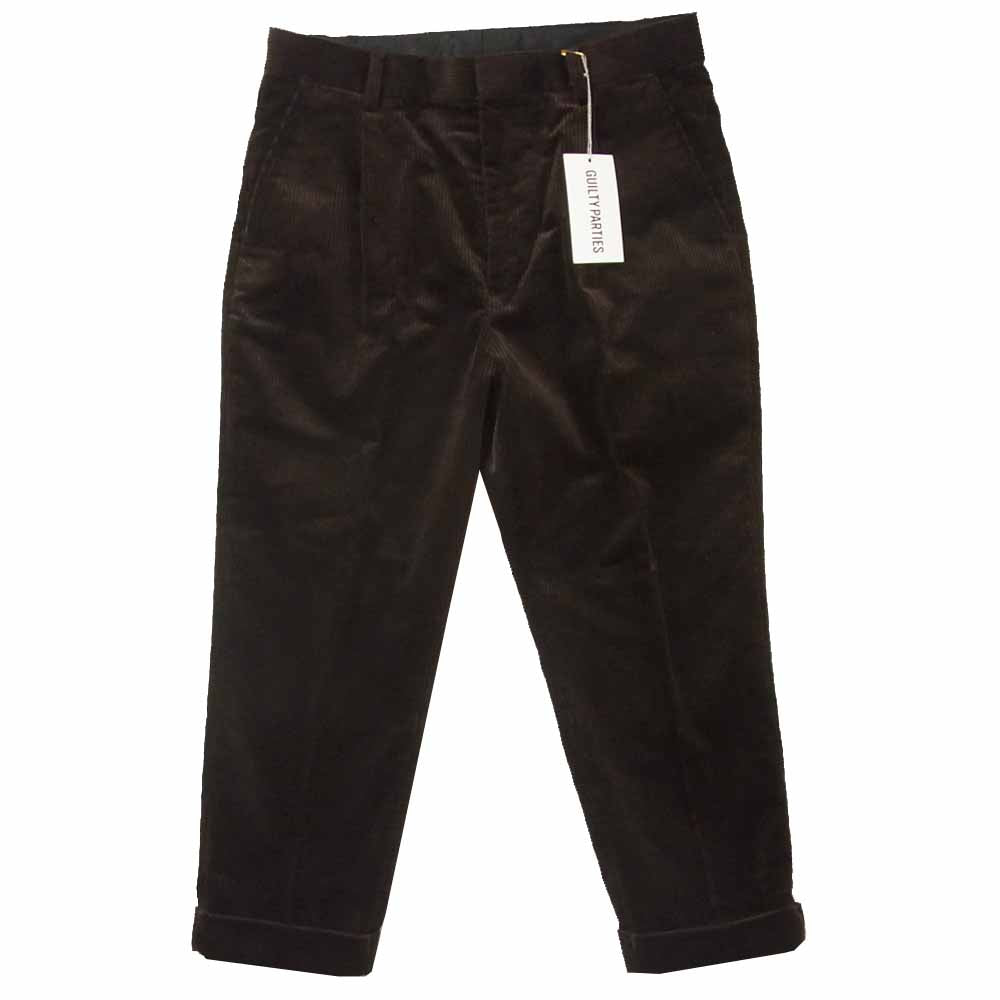 WACKO MARIA ワコマリア 20FW 20FW-WMO-JK03 20FW-WMP-TR15 UNCONSTRUCTED JACKET&PLEATED TROUSERS コーデュロイ セットアップ ブラウン系 S【新古品】【未使用】【中古】