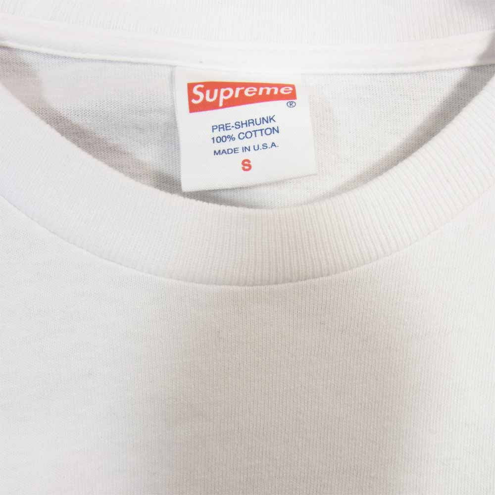 Supreme シュプリーム 16AW DASH SNOW TEE ダッシュ スノー Tシャツ  ホワイト系 S【中古】
