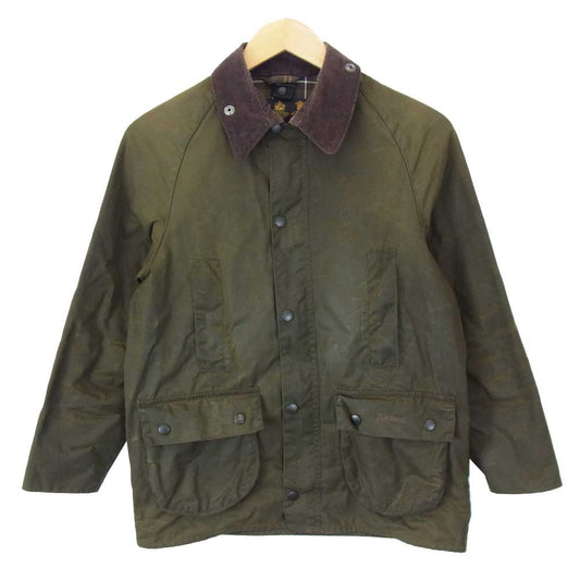 Barbour バブアー 1402119 国内正規品 英国製 レディース CLASSIC BEAUFORT クラシック ビューフォート オイルド ジャケット カーキ系 XL【中古】