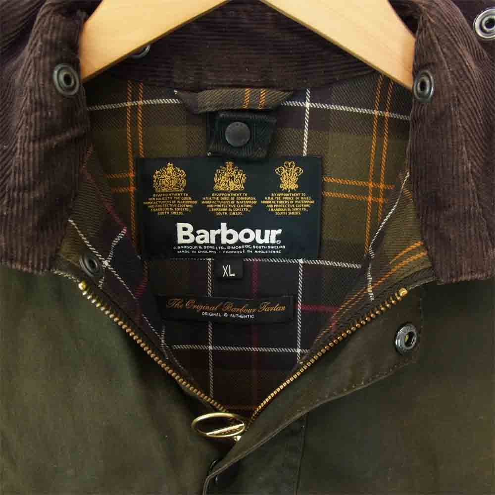 Barbour バブアー 1402119 国内正規品 英国製 レディース CLASSIC BEAUFORT クラシック ビューフォート オイルド ジャケット カーキ系 XL【中古】