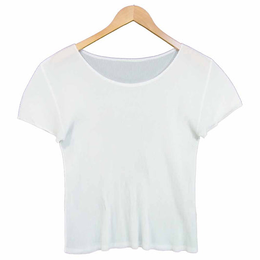 PLEATS PLEASE プリーツプリーズ ISSEY MIYAKE イッセイミヤケ カットソー ホワイト系 3【中古】