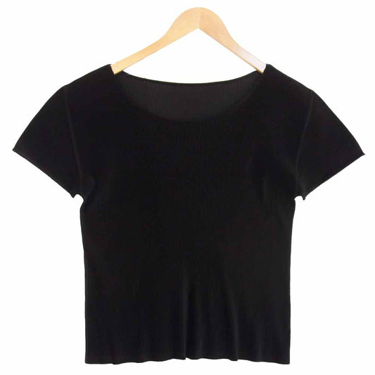 PLEATS PLEASE プリーツプリーズ ISSEY MIYAKE イッセイミヤケ カットソー Tシャツ ブラック系 3【中古】