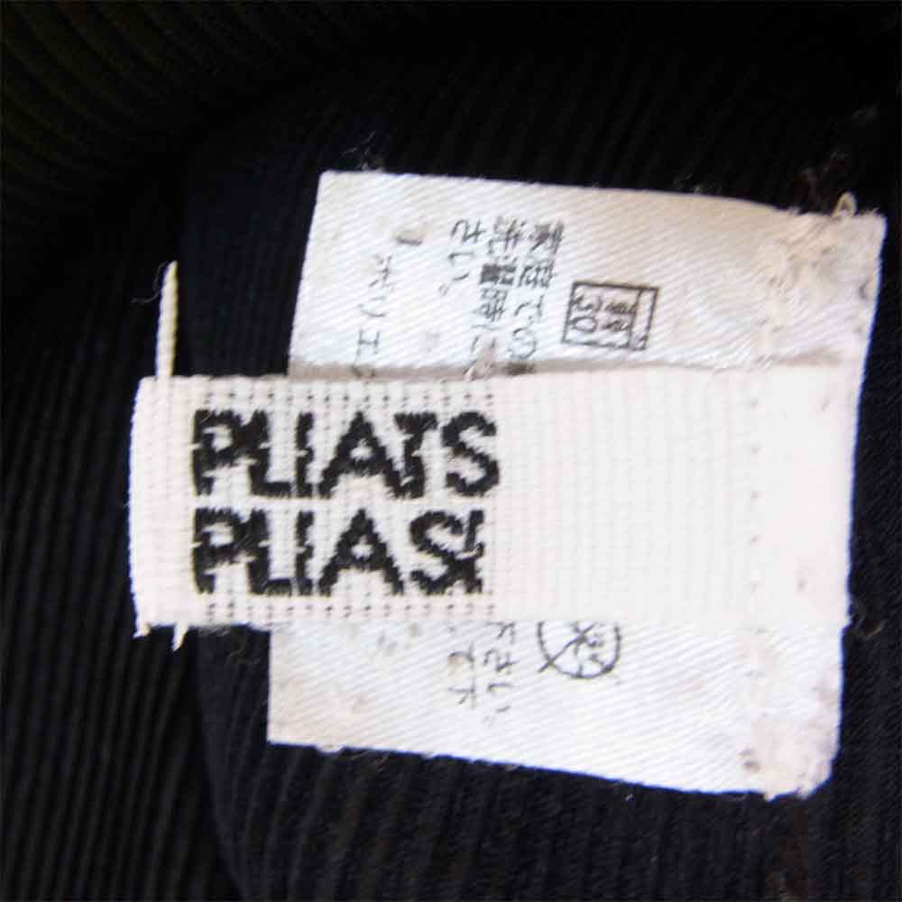 PLEATS PLEASE プリーツプリーズ ISSEY MIYAKE イッセイミヤケ カットソー Tシャツ ブラック系 3【中古】