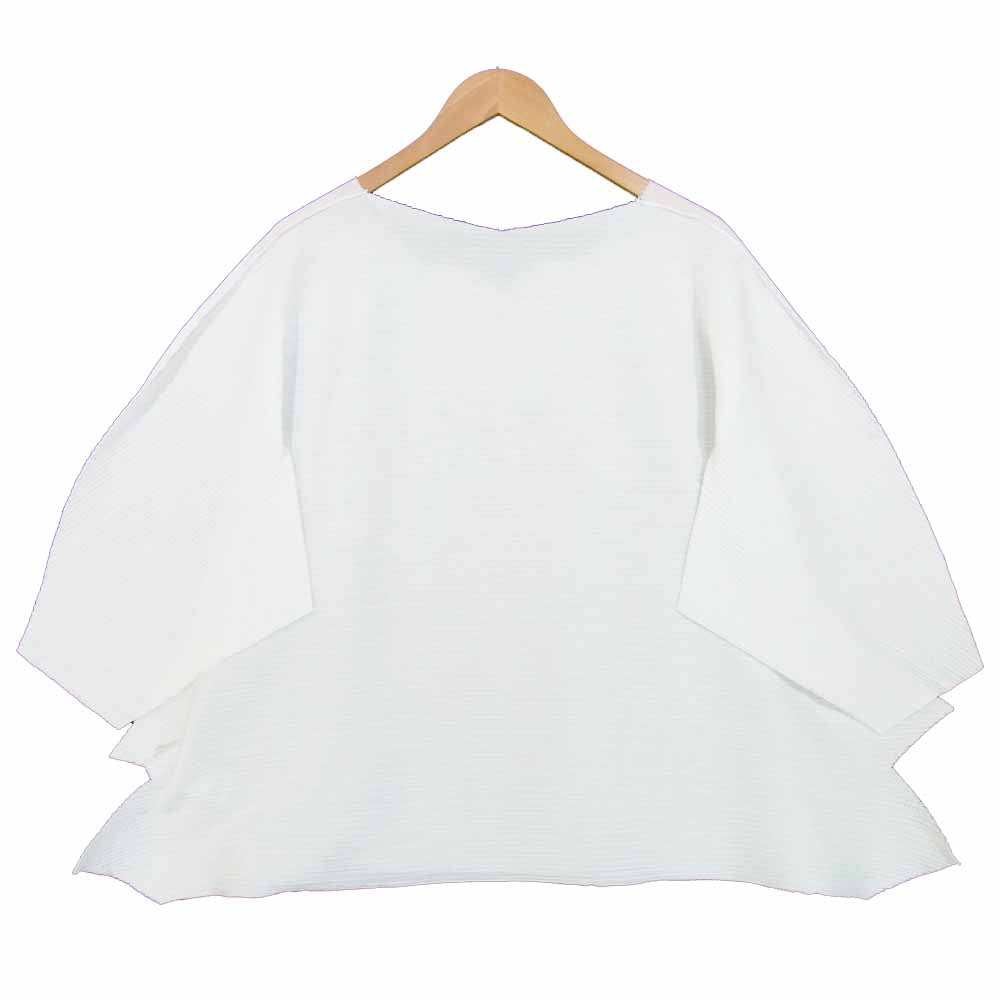 ISSEY MIYAKE イッセイミヤケ me A-POC INSIDE 横プリーツ カットソー ホワイト系 表記無し【中古】
