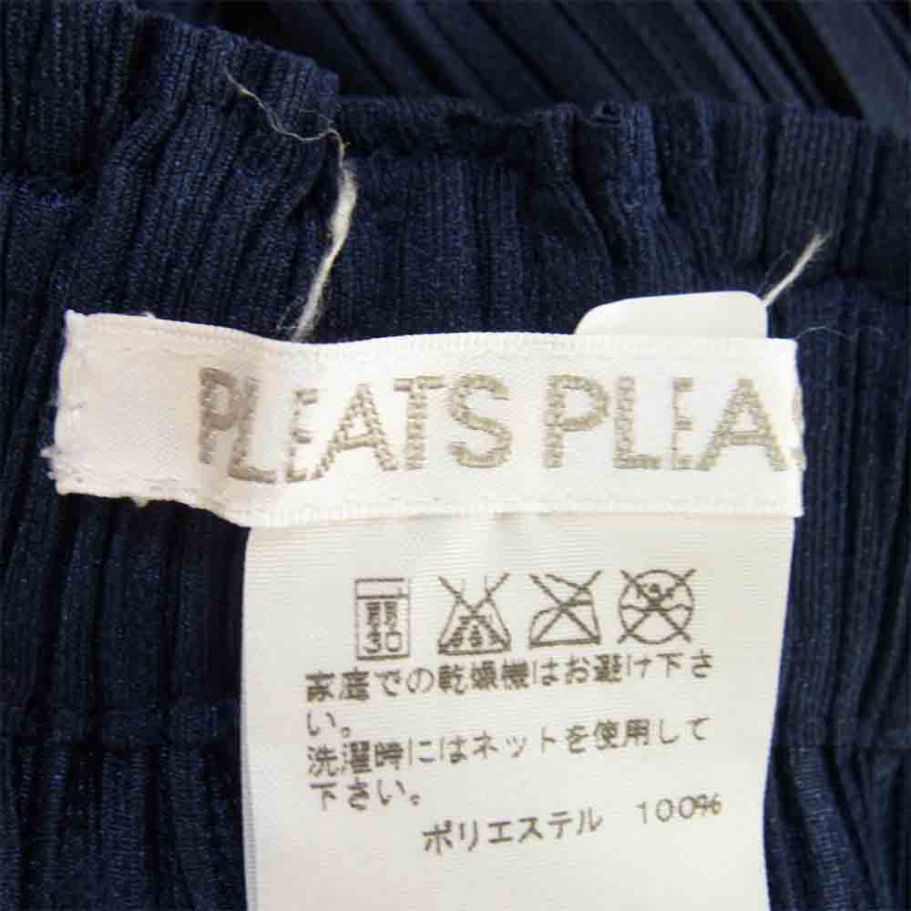 PLEATS PLEASE プリーツプリーズ ISSEY MIYAKE イッセイミヤケ 袴 ワイド パンツ ネイビー系 5【中古】