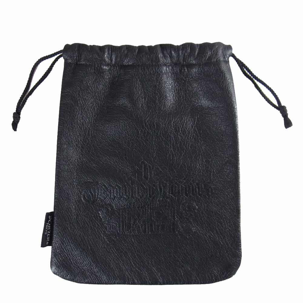 TENDERLOIN テンダーロイン × PORTRE ポーター レザー 巾着 ブラック系【中古】