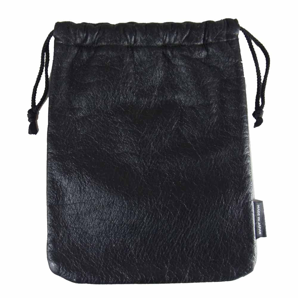 TENDERLOIN テンダーロイン × PORTRE ポーター レザー 巾着 ブラック系【中古】