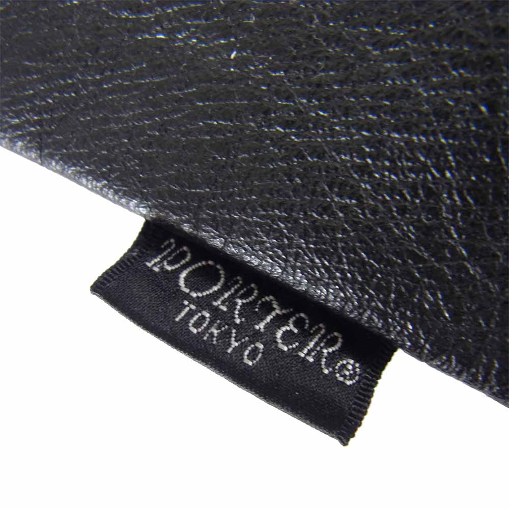 TENDERLOIN テンダーロイン × PORTRE ポーター レザー 巾着 ブラック系【中古】