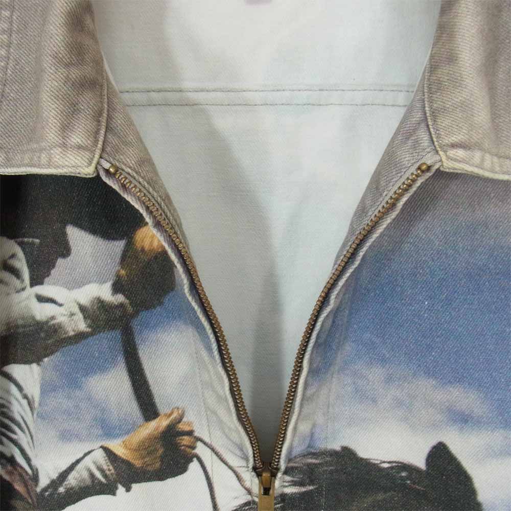 Supreme シュプリーム 17SS Cowboy Denim Work Jacket カウボーイ デニム ワークジャケット グレー系 L【中古】