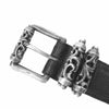 CHROME HEARTS クロムハーツ（原本無） ROLLER BELT ローラー ベルト ブラック系 34【中古】