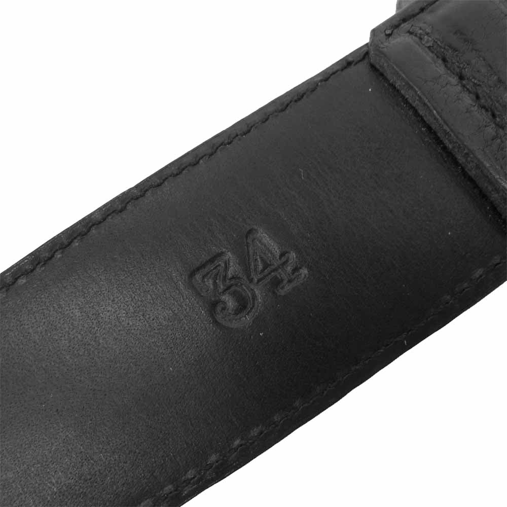 CHROME HEARTS クロムハーツ（原本無） ROLLER BELT ローラー ベルト ブラック系 34【中古】
