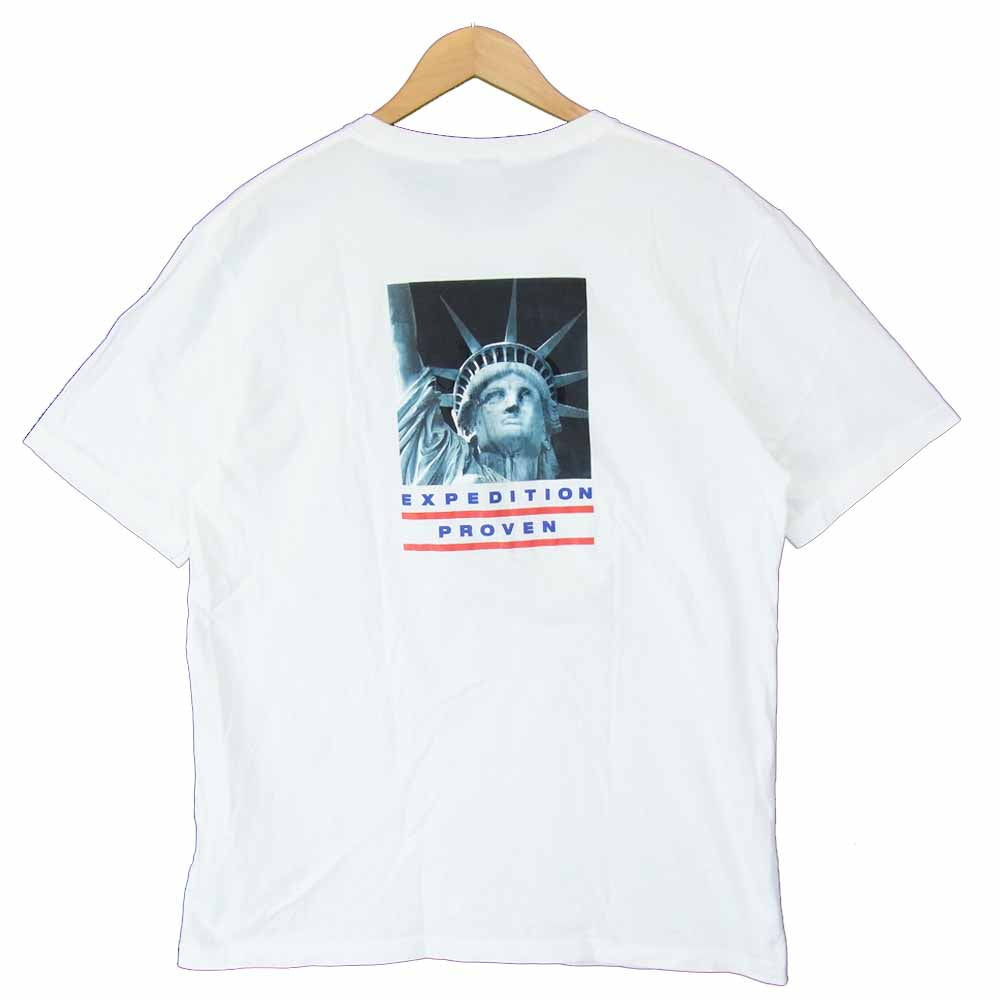 Supreme シュプリーム 19AW Statue Of Liberty Tee プリント Ｔシャツ ホワイト系 XL【中古】