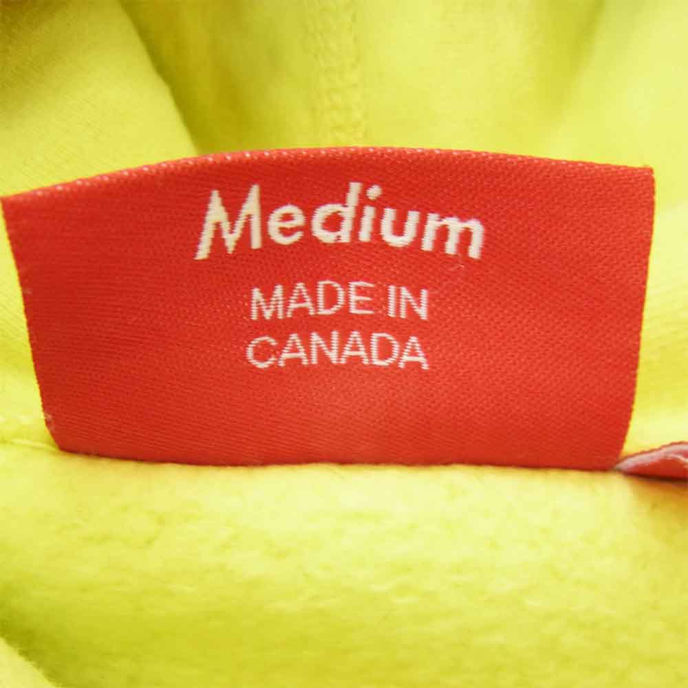 Supreme シュプリーム 21SS KAWS Chalk Logo Hooded Sweatshirt パーカー イエロー系 M【中古】