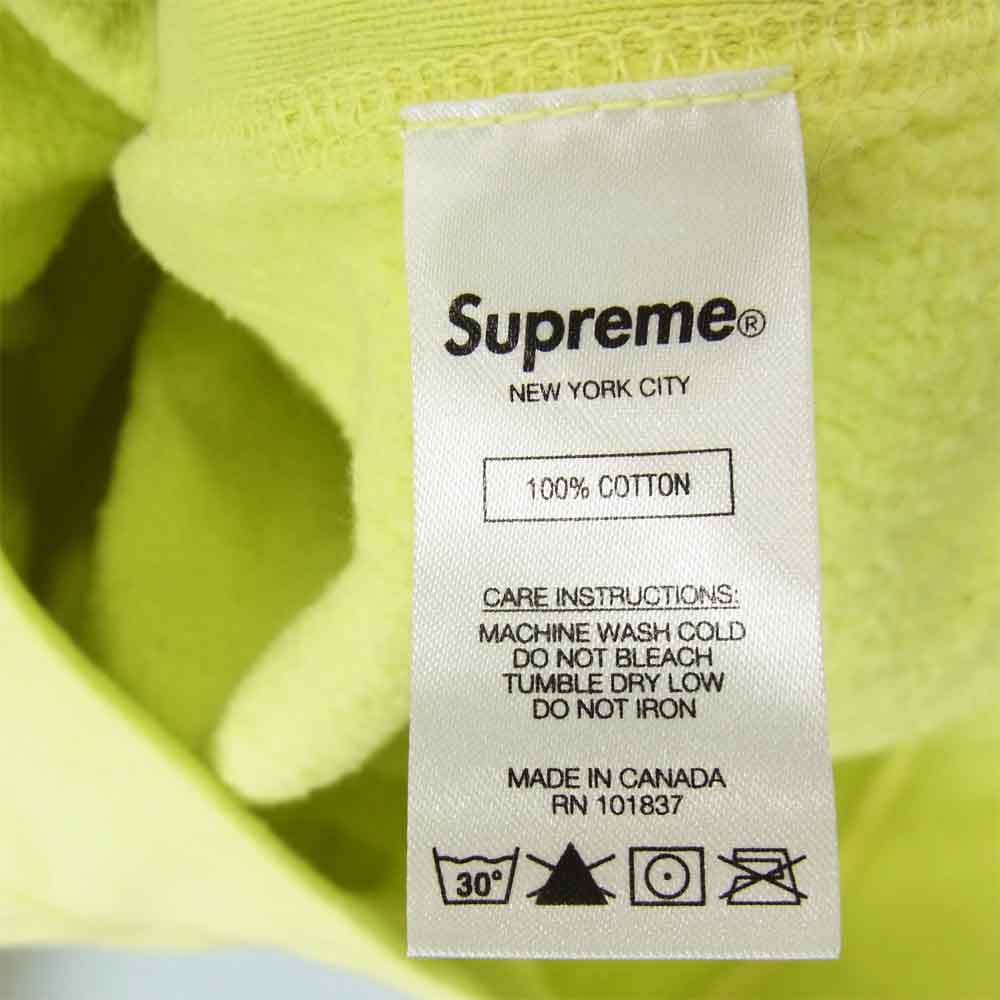 Supreme シュプリーム 21SS KAWS Chalk Logo Hooded Sweatshirt パーカー イエロー系 M【中古】