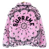 Supreme シュプリーム 21SS Bandana Faux Fur Bomber Jacket ジャケット ピンク系 XL【中古】