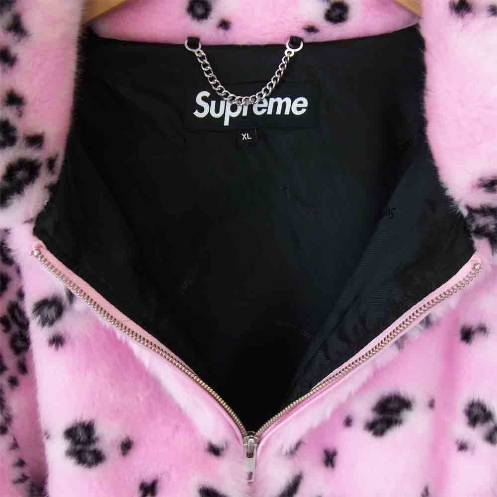 Supreme シュプリーム 21SS Bandana Faux Fur Bomber Jacket ジャケット ピンク系 XL【中古】