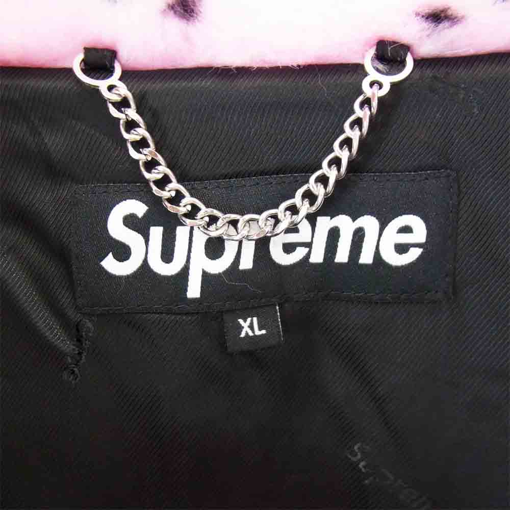 Supreme シュプリーム 21SS Bandana Faux Fur Bomber Jacket ジャケット ピンク系 XL【中古】