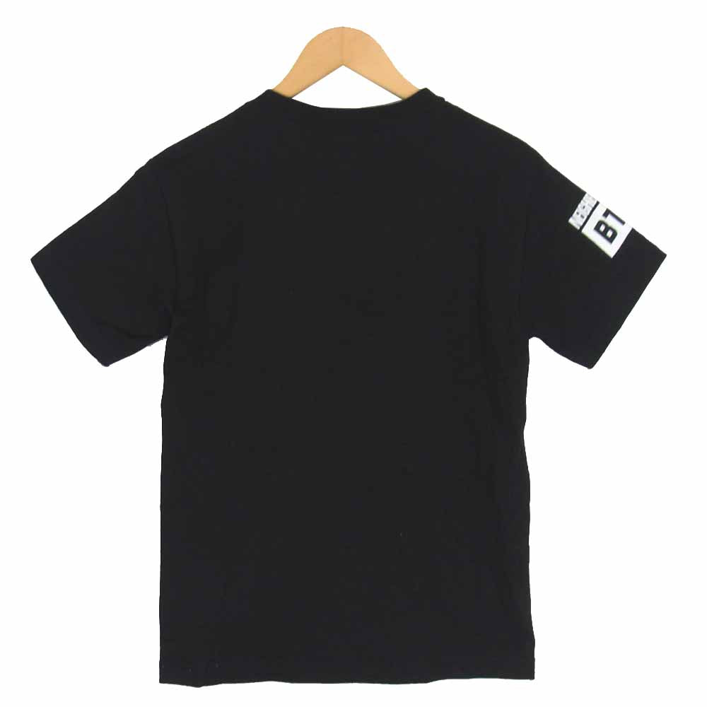 NEIGHBORHOOD ネイバーフッド NHBT-1/C-TEE.SS × BT21 ロゴ プリント Tシャツ ブラック系 S【新古品】【未使用】【中古】