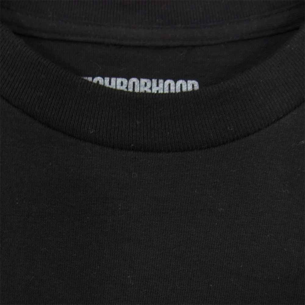 NEIGHBORHOOD ネイバーフッド NHBT-1/C-TEE.SS × BT21 ロゴ プリント Tシャツ ブラック系 S【新古品】【未使用】【中古】