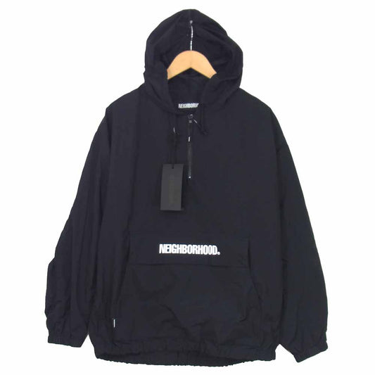 NEIGHBORHOOD ネイバーフッド 21SS 211TSNH-JKM02 ANORAK N-JKT アノラック ジャケット ブラック系 S【新古品】【未使用】【中古】
