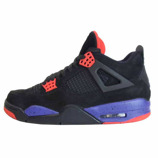 NIKE ナイキ AQ3816-065 AIR JORDAN 4 RETRO NRG エア ジョーダン レトロ BLACK/COURT PURPLE 28cm【美品】【中古】