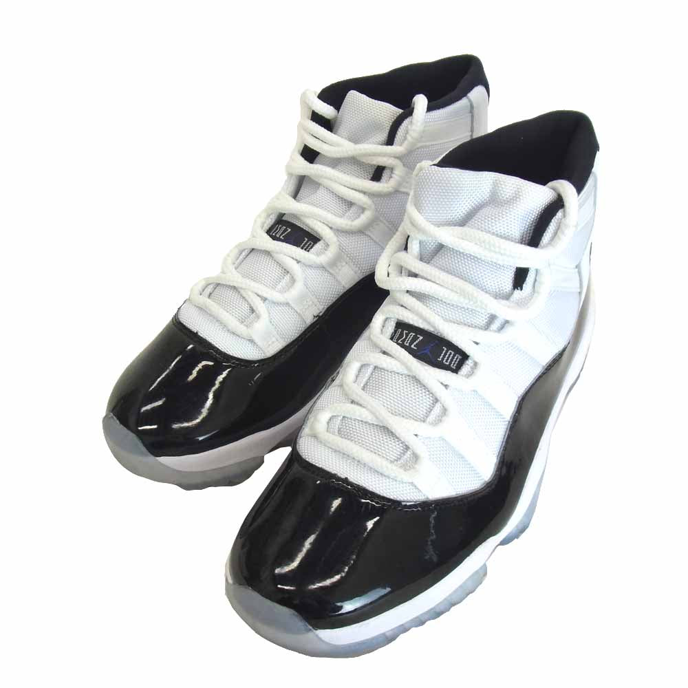 NIKE ナイキ 378037-100 AIR JORDAN 11 RETRO エア ジョーダン レトロ ホワイト系 27.5cm【美品】【中古】